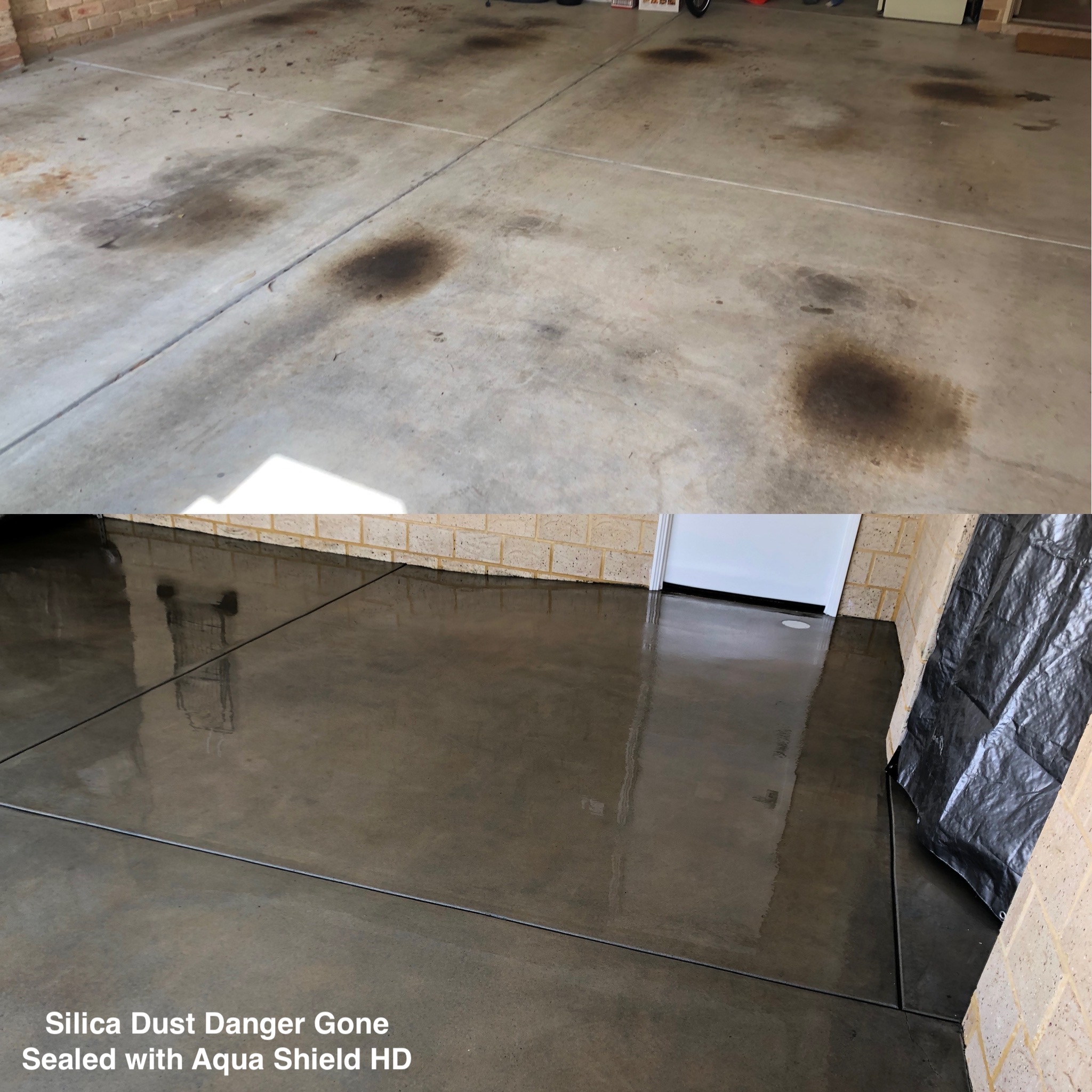 Remove The Dangers of Silica Dust Safe Garage Concrete